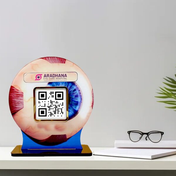 1 QR Smart Payment Standee Round